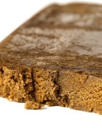 Charas CBD hash close-up texture — buy traditional hemp hash online USA